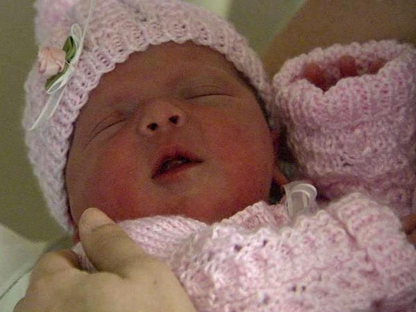 Sloane Heffernan's baby girl, born on Tuesday, Dec. 7, 2010.