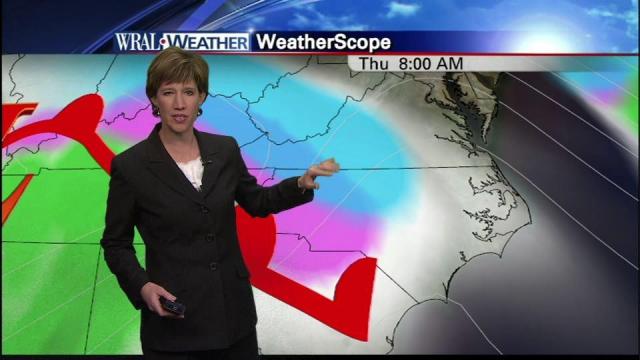 Models mixed on chance for snow Thursday