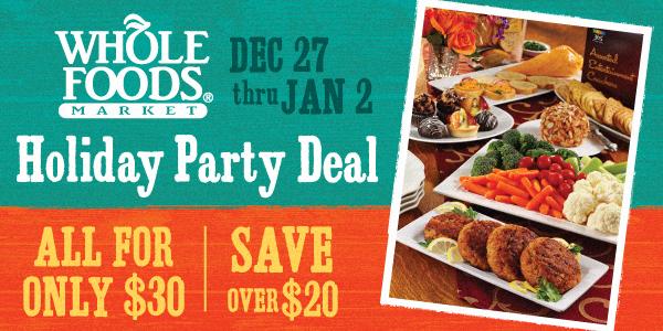 Whole Foods party deal