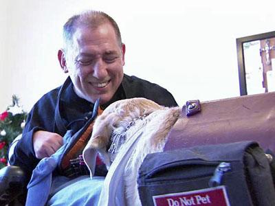 Service dog helps man become independent