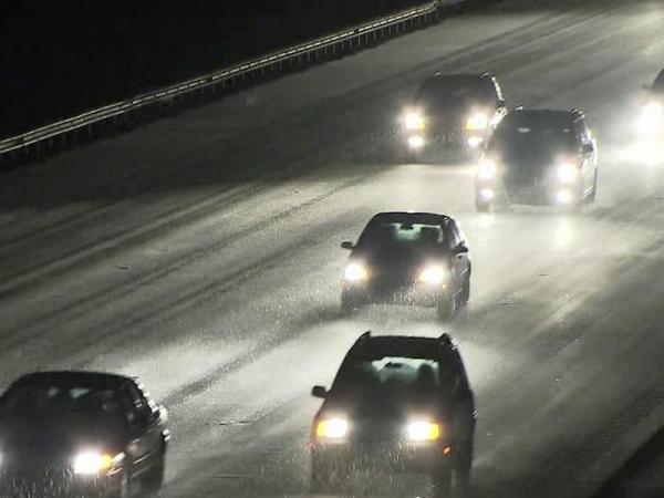 I-40 riddled with icy patches throughout Triangle