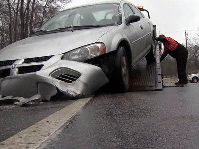 Icy roads mean big business for tow trucks