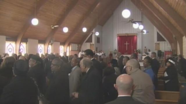 Web only: Ralph Campbell's funeral