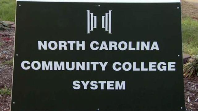 North Carolina Community College System sign
