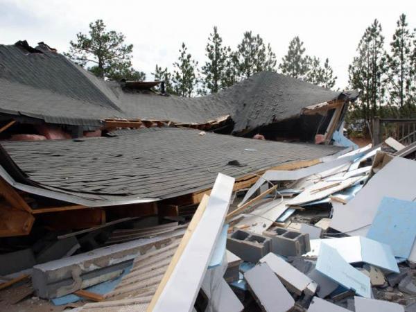 CHurch roof collapse