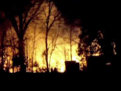 Warrenton farm supply store catches fire