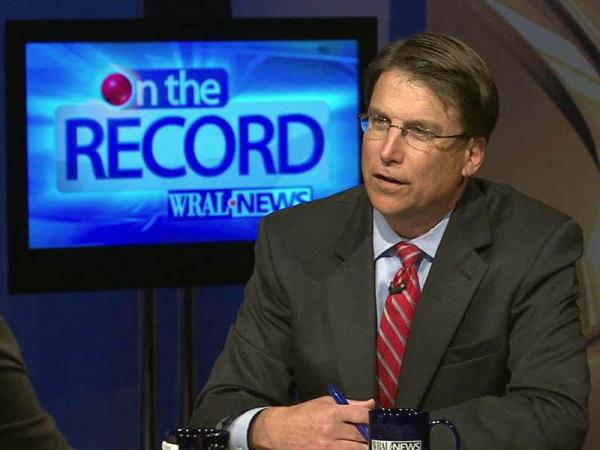On the Record: Pat McCrory critiques NC politics
