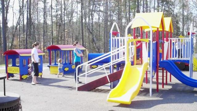 Playground Review: Brier Creek Community Center playground