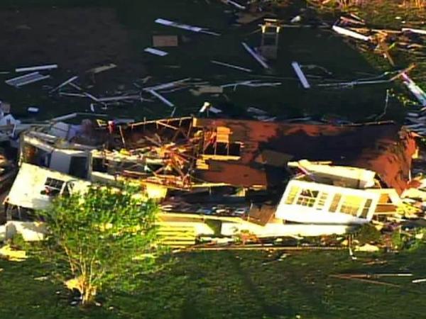 Sky 5: Sanford area storm damage