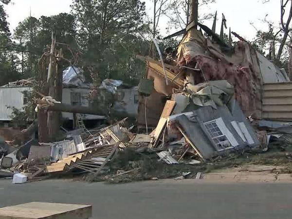 Raleigh mobile home park residents get first look at damage