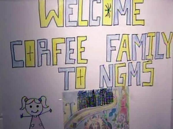 Homesless family thanks Granville students for support