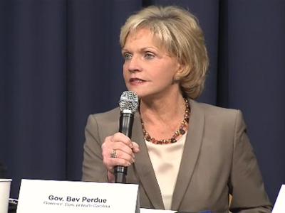 Web only: Gov. Perdue roundtable discussion on education