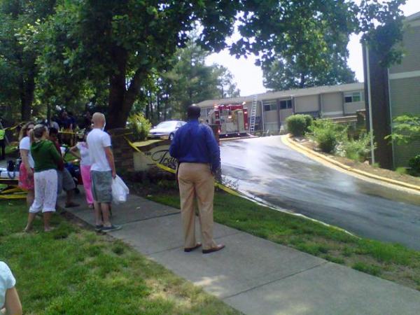 Raleigh apartment fire