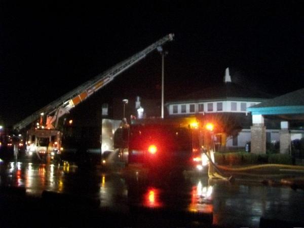 Fire at First Free Will Baptist Church