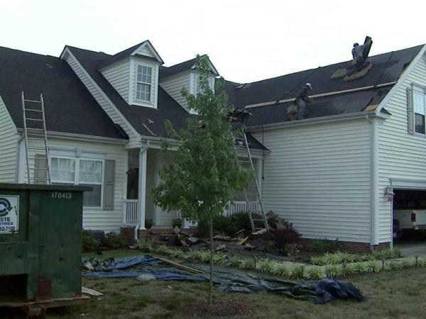 Recovery slow for storm-ravaged Raleigh neighborhood