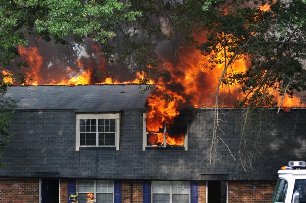 Fire ravages Raleigh apartment complex