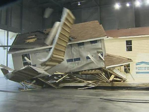 What a hurricane does to a house