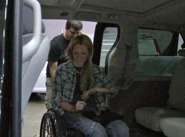 Knightdale paralyzed bride gifted with special van